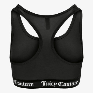 JUICY COUTURE ŠPORTNI NEDRČEK COTTON BRALETTE WITH ELASTIC 