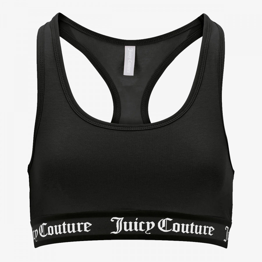 JUICY COUTURE ŠPORTNI NEDRČEK COTTON BRALETTE WITH ELASTIC 