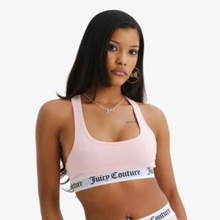 JUICY COUTURE ŠPORTNI NEDRČEK COTTON BRALETTE WITH ELASTIC 