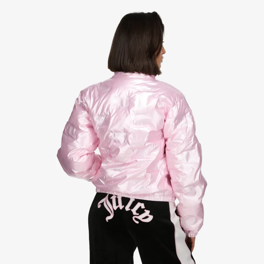 JUICY COUTURE JAKNA MADELINE DEBOSSED PUFFER JACKET 