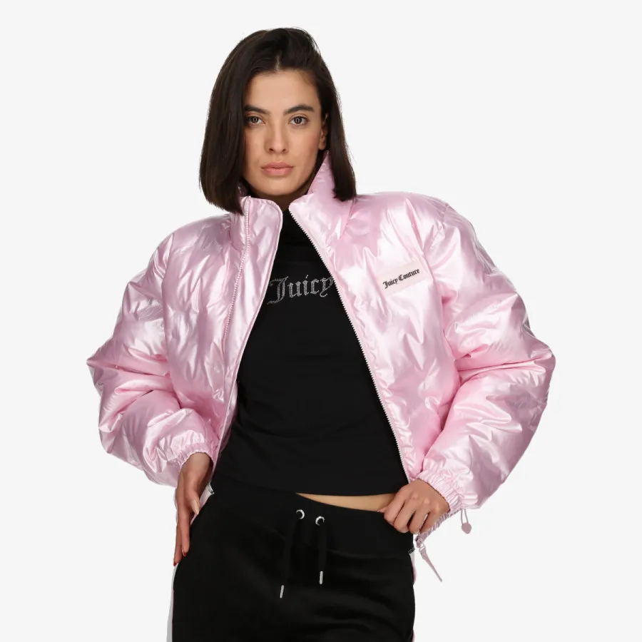 JUICY COUTURE JAKNA MADELINE DEBOSSED PUFFER JACKET 