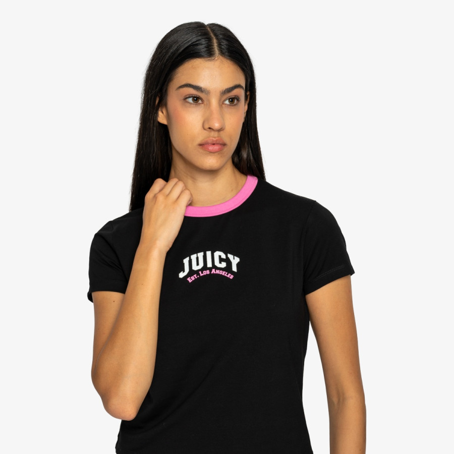 JUICY COUTURE KRATKA MAJICA COLLEGIATE RING 