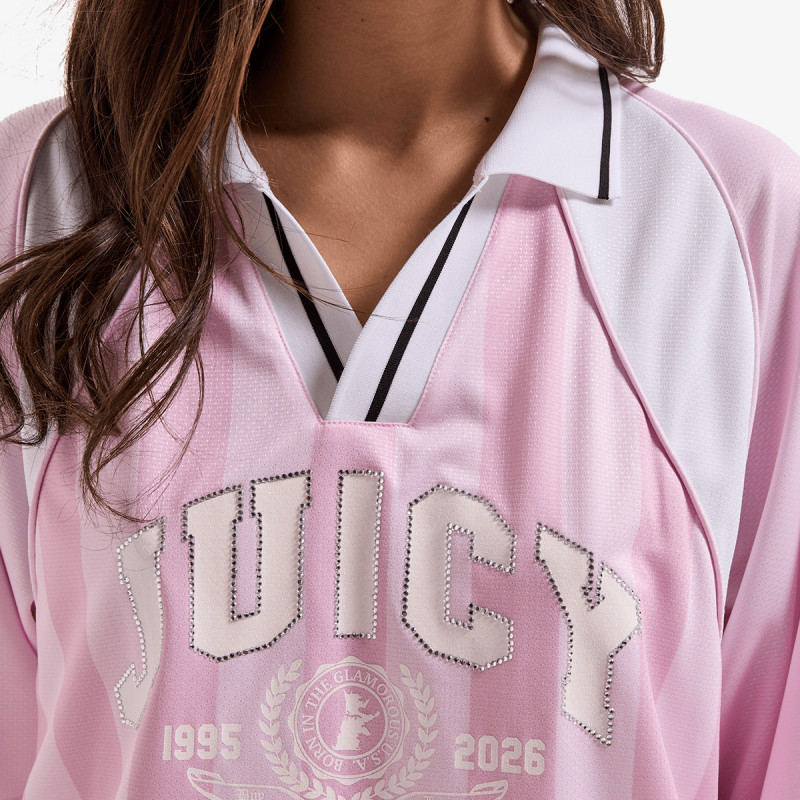 JUICY COUTURE KRATKA MAJICA JUICY FOOTBALL POLO 