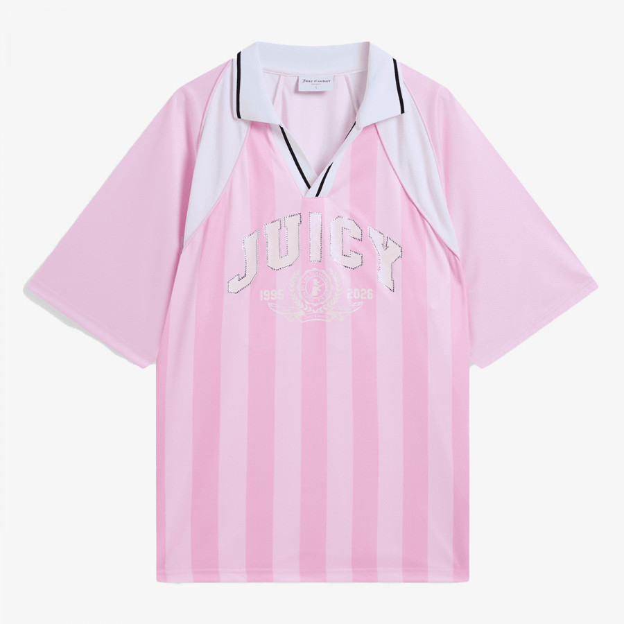 JUICY COUTURE KRATKA MAJICA JUICY FOOTBALL POLO 
