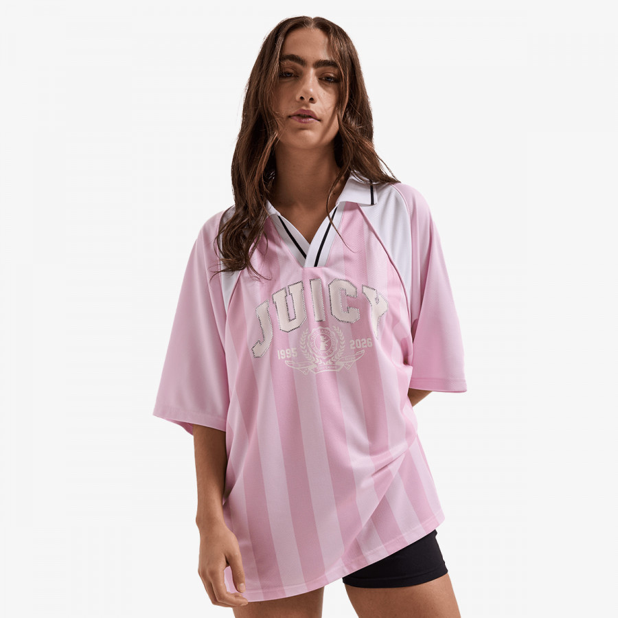 JUICY COUTURE KRATKA MAJICA JUICY FOOTBALL POLO 