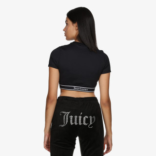 JUICY COUTURE KRATKA MAJICA RAYON RIB SHORT SLEEVE TOP 