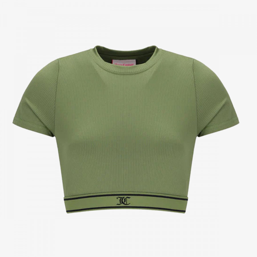 JUICY COUTURE KRATKA MAJICA RAYON RIB SHORT SLEEVE TOP 