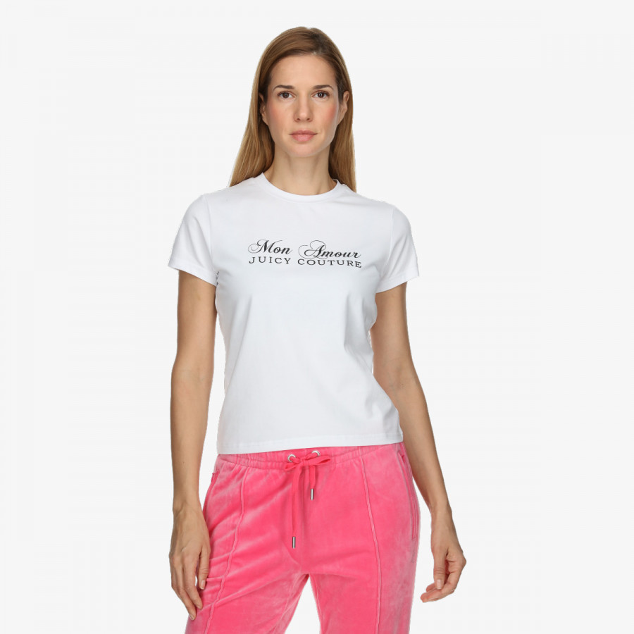 JUICY COUTURE KRATKA MAJICA MON AMOUR 