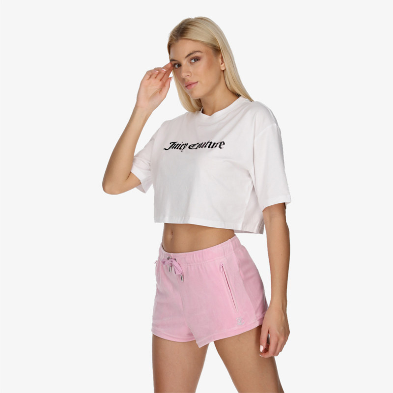 JUICY COUTURE KRATKA MAJICA 3D CROPPED TEE 