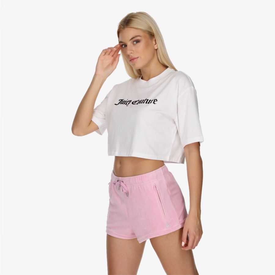 JUICY COUTURE KRATKA MAJICA 3D CROPPED TEE 