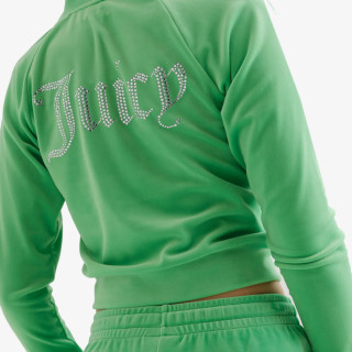 JUICY COUTURE KAPUCAR CLASSIC VELOUR HOODIE WITH JUICY  LOGO 