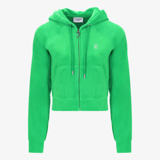 JUICY COUTURE KAPUCAR CLASSIC VELOUR HOODIE WITH JUICY  LOGO 