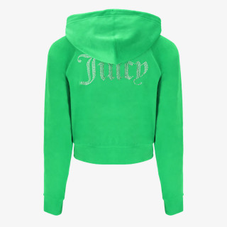 JUICY COUTURE KAPUCAR CLASSIC VELOUR HOODIE WITH JUICY  LOGO 