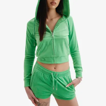 JUICY COUTURE KAPUCAR CLASSIC VELOUR HOODIE WITH JUICY  LOGO 