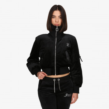 JUICY COUTURE JAKNA RYDELL DIAMANTE BOMBER COAT 