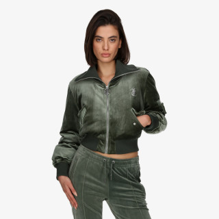 JUICY COUTURE JAKNA RYDELL DIAMANTE BOMBER COAT 