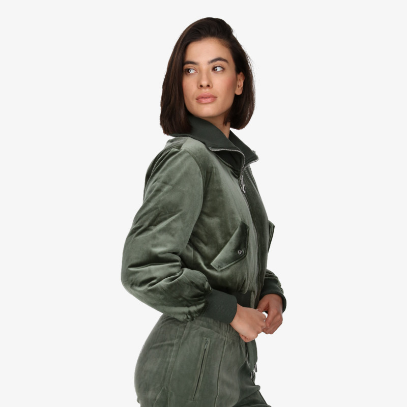JUICY COUTURE JAKNA RYDELL DIAMANTE BOMBER COAT 