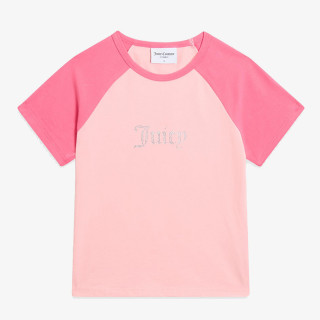 JUICY COUTURE KRATKA MAJICA CONTRAST RAGLAN 