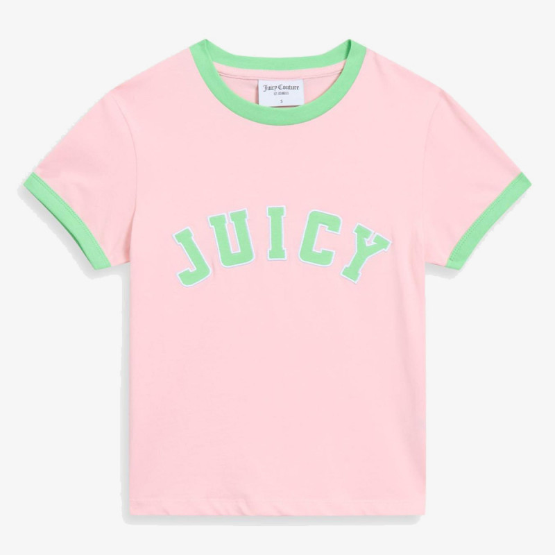 JUICY COUTURE KRATKA MAJICA Collegiate 