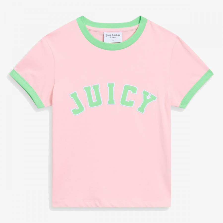 JUICY COUTURE KRATKA MAJICA Collegiate 