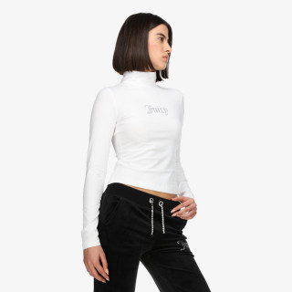 JUICY COUTURE KAPUCAR VIRGO DIAMANTE ROLL NECK TOP 