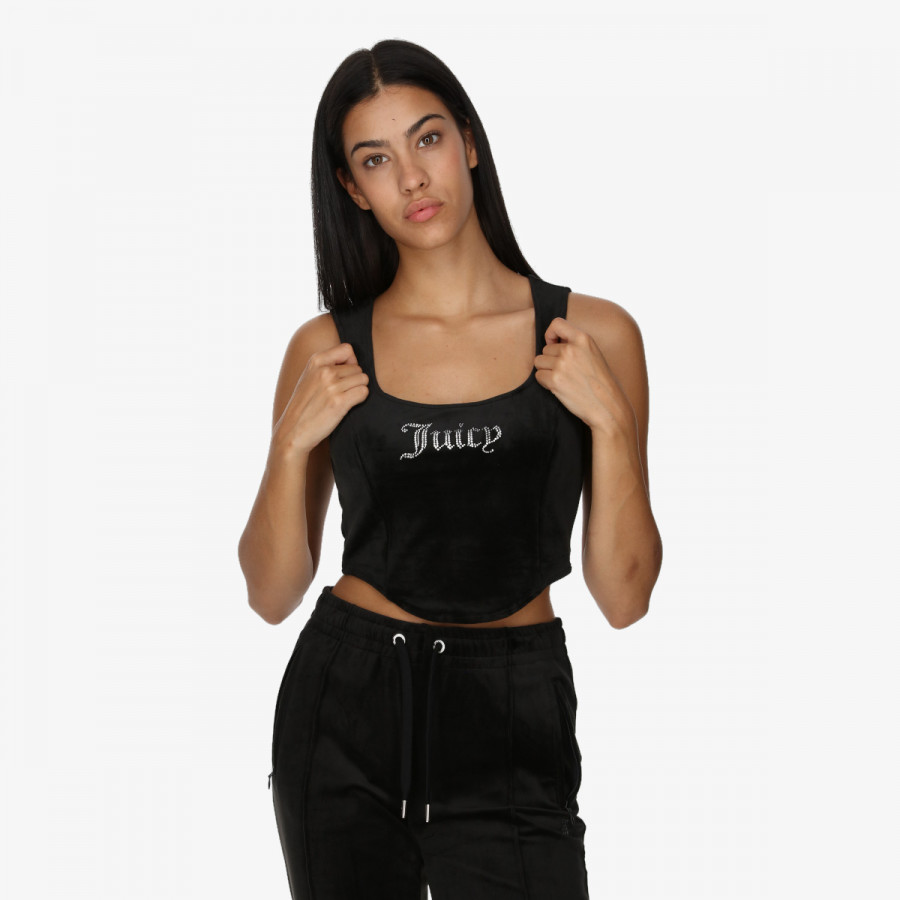 JUICY COUTURE KRATKA MAJICA CAMINA CORSET TOP 