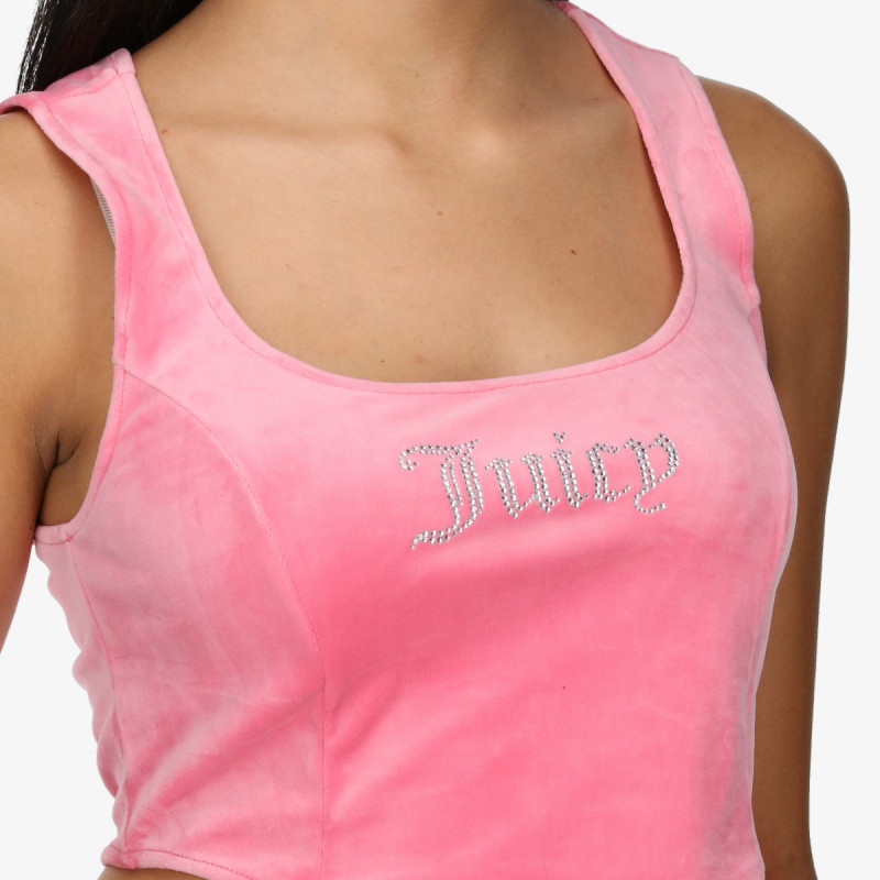 JUICY COUTURE TOP CAMINA CORSET TOP 