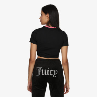 JUICY COUTURE KRATKA MAJICA DUMP HIM <br />
CROP SOPHIE TEE 