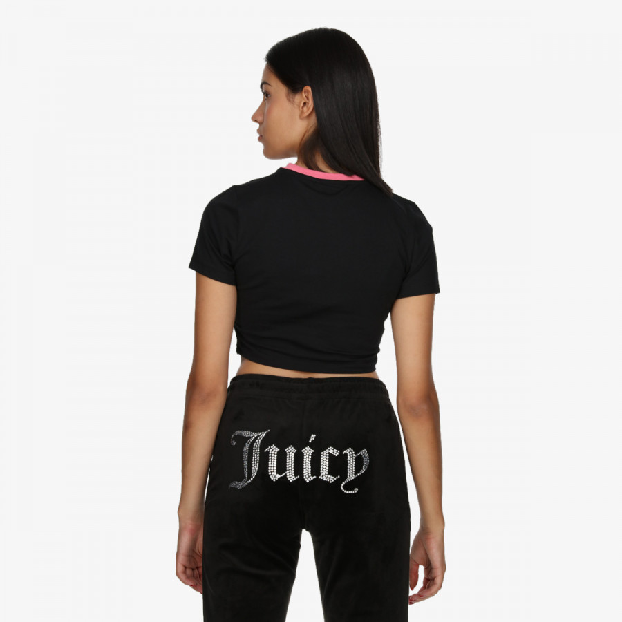 JUICY COUTURE KRATKA MAJICA DUMP HIM <br />
CROP SOPHIE TEE 