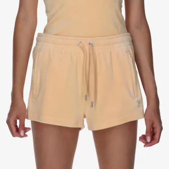 JUICY COUTURE Kratke hlače JUICY COUTURE Kratke hlače VELOUR TRACK SHORTS WITH DIAMANTE BRANDI 