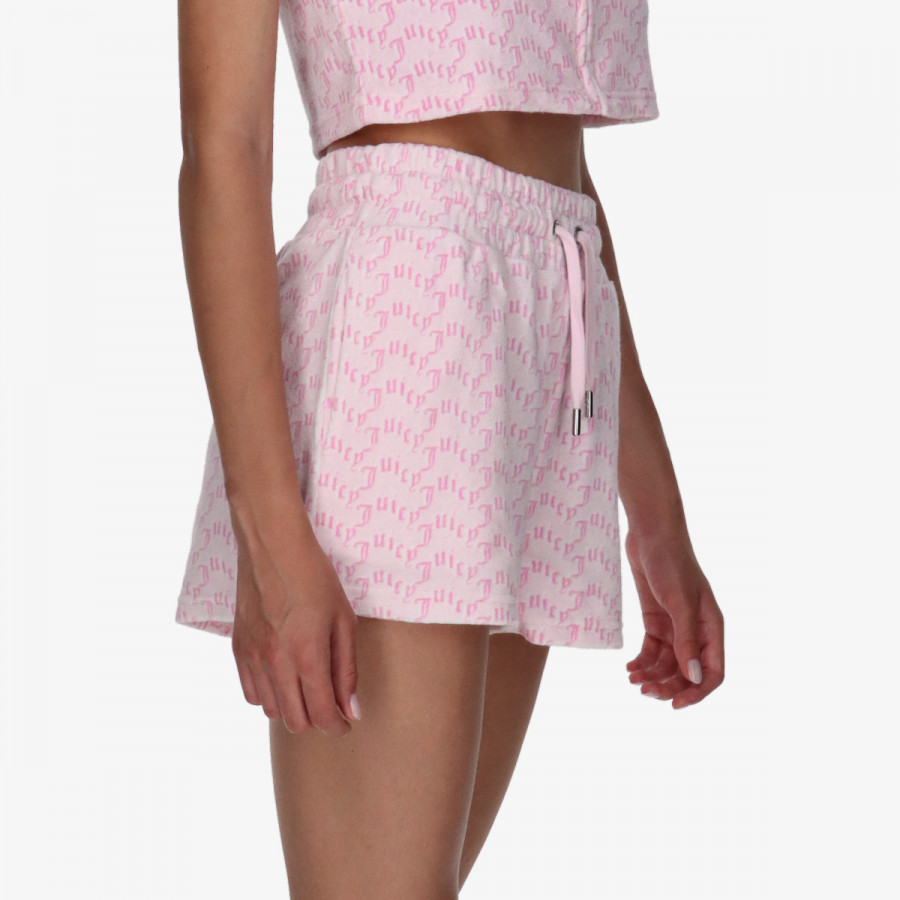 JUICY COUTURE KRATKE HLAČE TOWELLING SHORT WITH MONOGRAM 