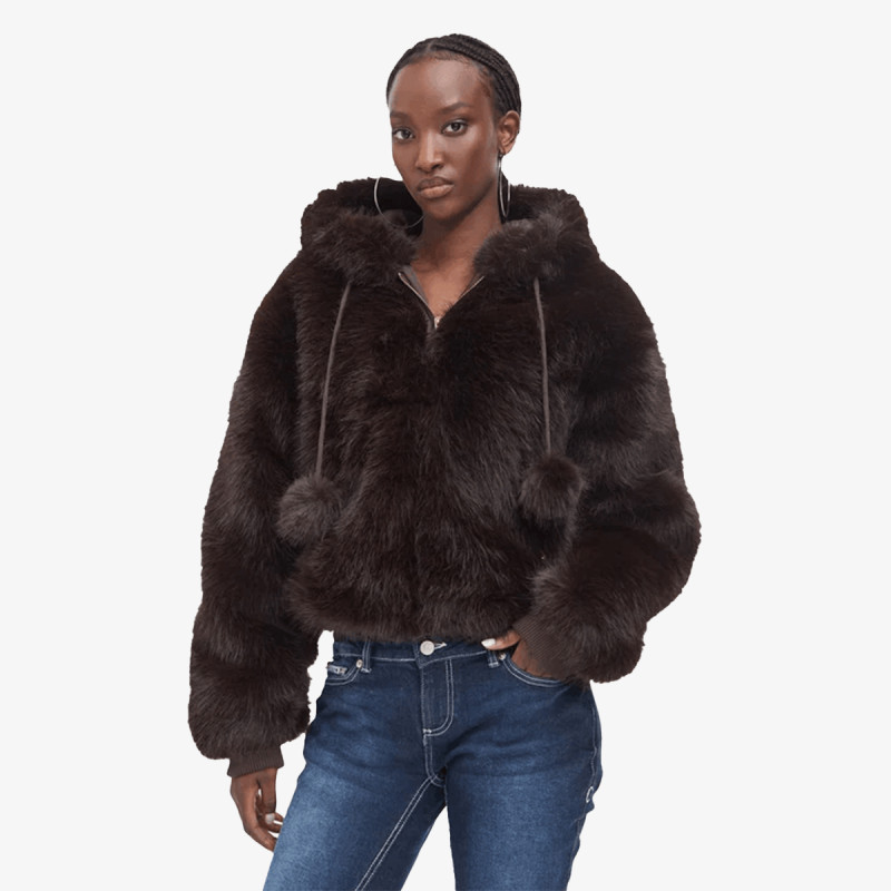 JUICY COUTURE JAKNA HADI FUR JACKET 