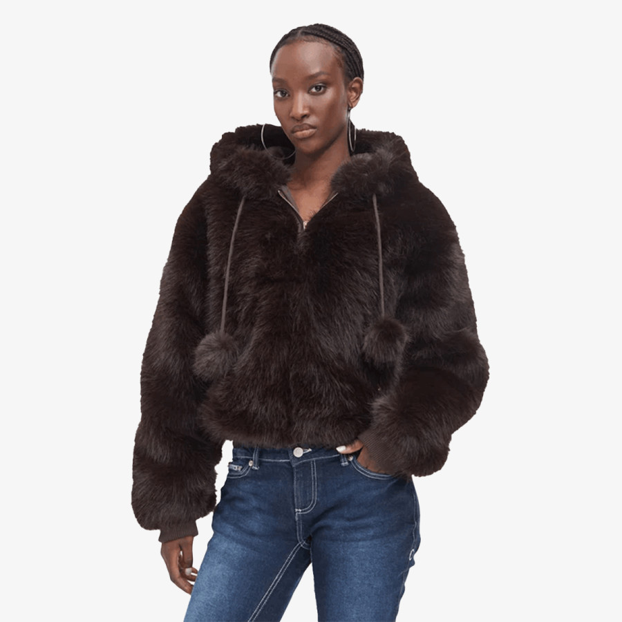 JUICY COUTURE JAKNA HADI FUR JACKET 