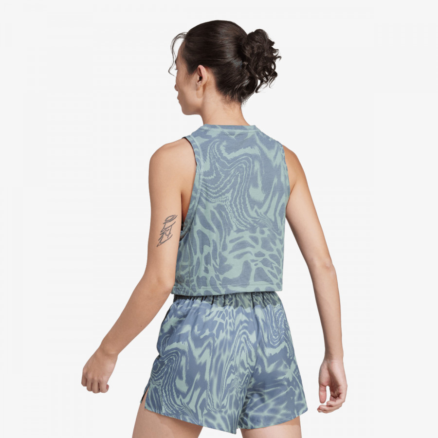 adidas MAJICA BREZ ROKAVOV TE MIN AOP TANK 