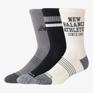 NEW BALANCE NOGAVICE Active Graphic Crew Socks 3 Pack 