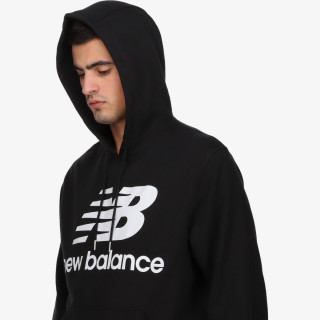 NEW BALANCE KAPUCAR ESSENTIALS STACKED LOGO PO HOODIE 