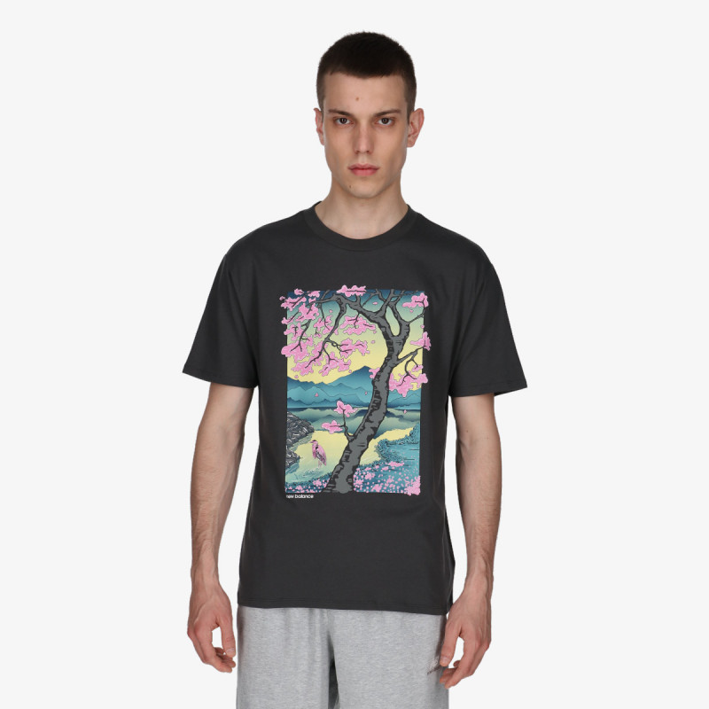 NEW BALANCE Majica AT Graphic Cotton Jersey Short Sleeve T- 