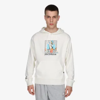 NEW BALANCE Kapucar Hoops French Terry Hoodie 