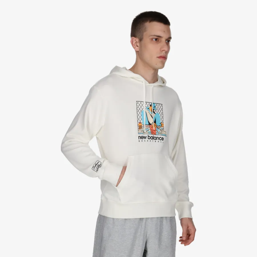 NEW BALANCE Kapucar Hoops French Terry Hoodie 