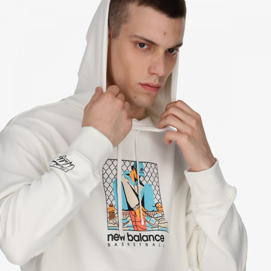 NEW BALANCE KAPUCAR Hoops French Terry Hoodie 