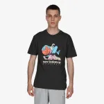 NEW BALANCE Majice kratke Hoops Cotton Jersey Short Sleeve T-shirt 