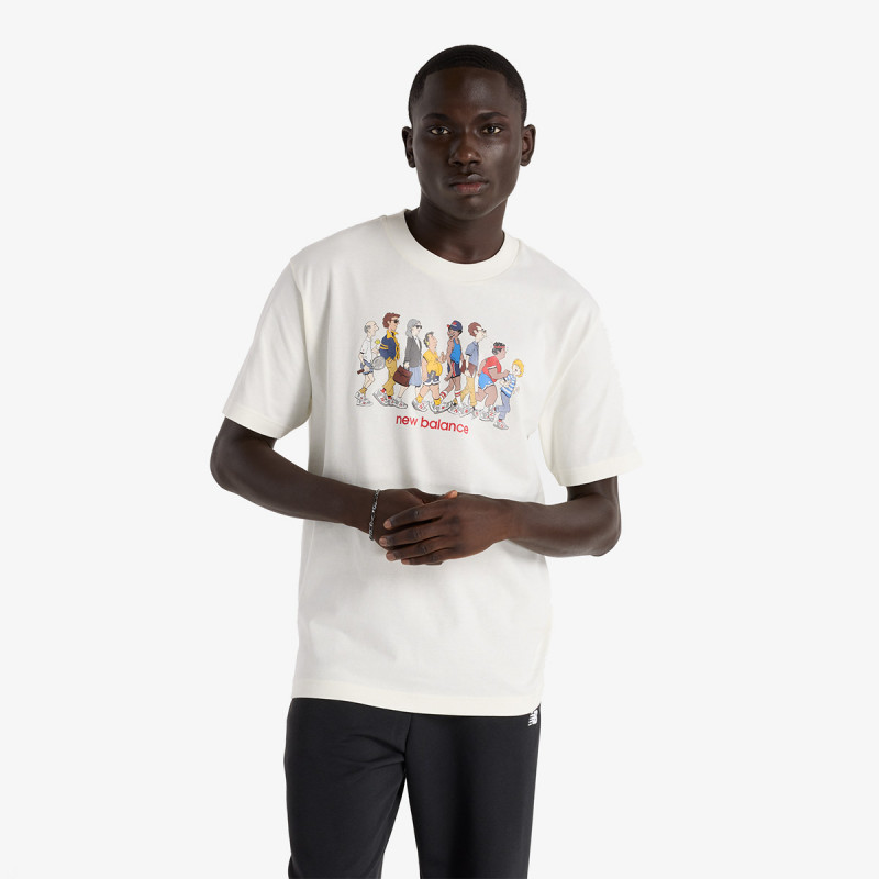 NEW BALANCE KRATKA MAJICA Athletics Relaxed Archive Walk 