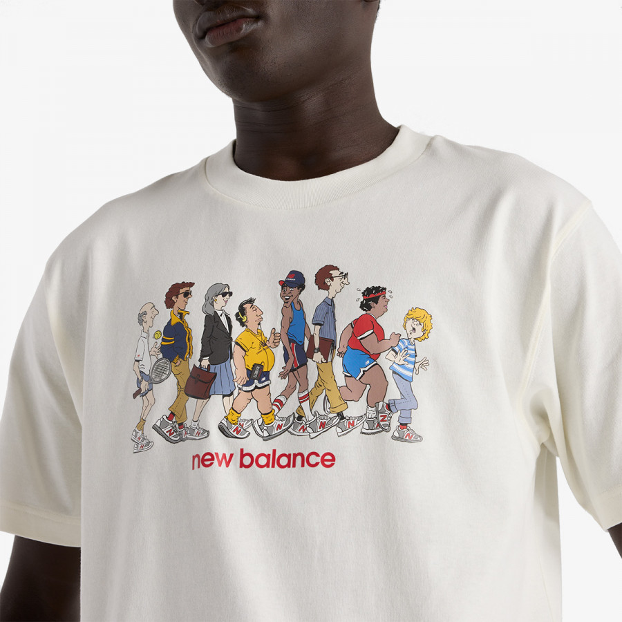 NEW BALANCE KRATKA MAJICA Athletics Relaxed Archive Walk 