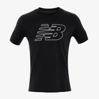 NEW BALANCE KRATKA MAJICA Flying NB T-Shirt Black 