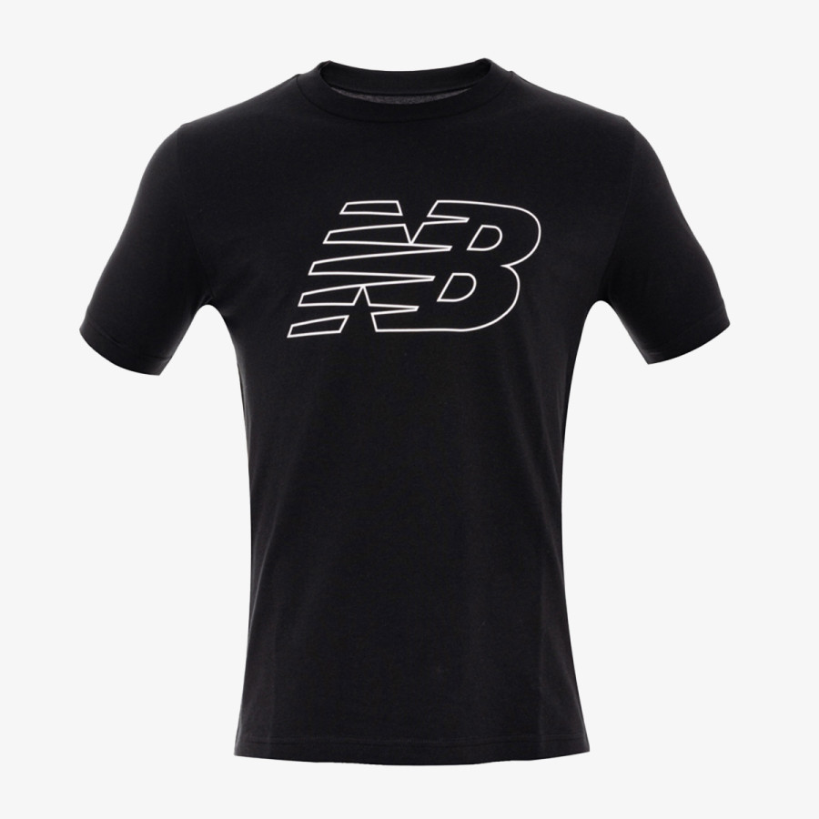 NEW BALANCE KRATKA MAJICA Flying NB T-Shirt Black 