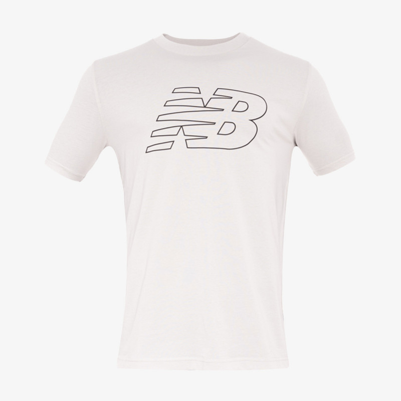 NEW BALANCE KRATKA MAJICA Flying NB T-Shirt Grey