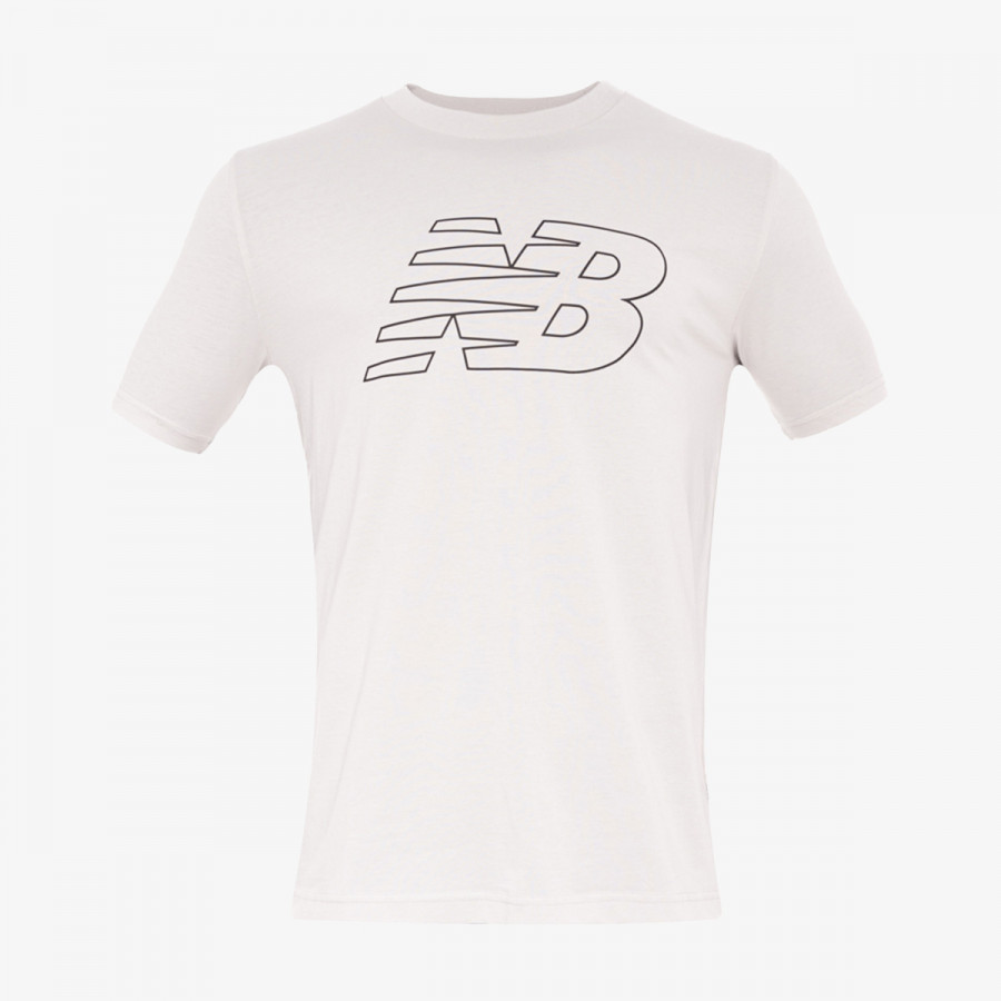 NEW BALANCE KRATKA MAJICA Flying NB T-Shirt Grey