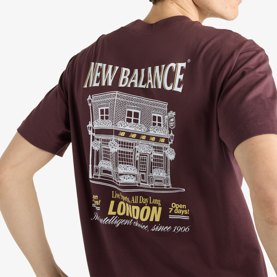 NEW BALANCE KRATKA MAJICA Grab a Bite London T-Shirt 