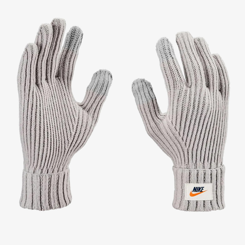 NIKE Rokavice NIKE U CITY KNIT GLOVE COLLEGE GREY/SAIL