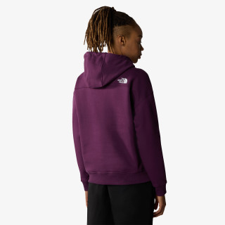 THE NORTH FACE KAPUCAR W LIGHT DREW PEAK HOODIE-EU BLACK CURRAN 